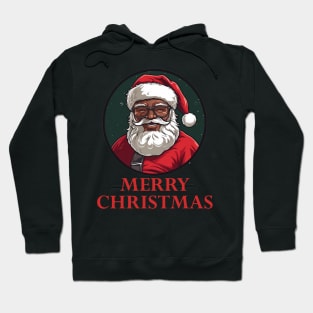 Black Santa Claus, Black Santa, Black Christmas Hoodie